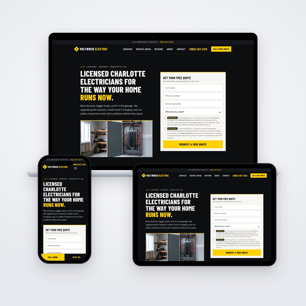 Voltwren Electric website